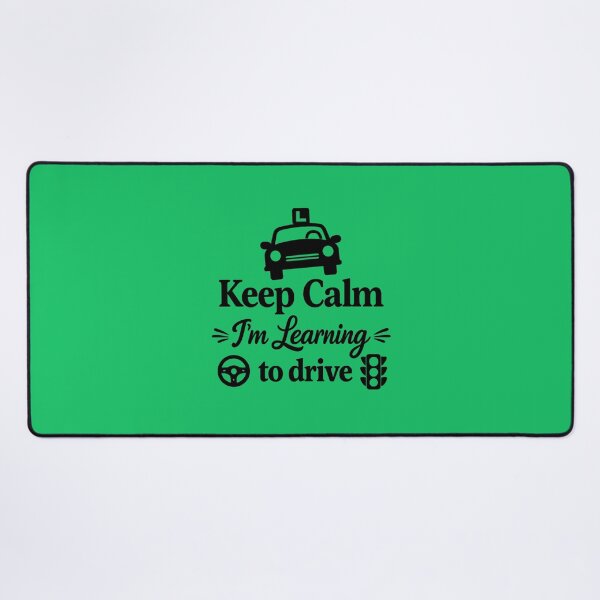 Item preview, Keep Calm I'm Learning to Drive. Learner Driver Humor Design. designed and sold by DesignHouse07.