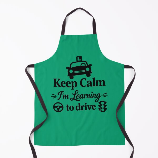 Item preview, Keep Calm I'm Learning to Drive. Learner Driver Humor Design. designed and sold by DesignHouse07.