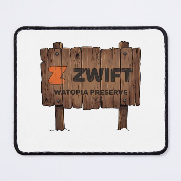Item preview, Zwift Watopia Preserve Sign designed and sold by TheosTshirts.