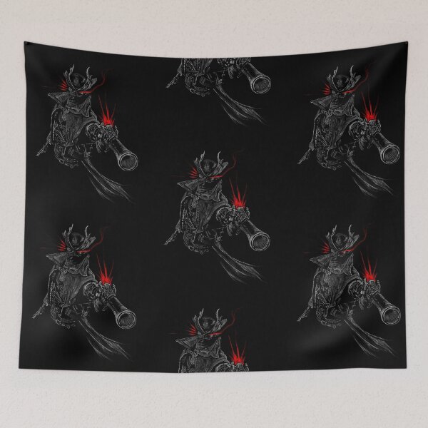 Item preview, Bloodborne Hunter With Gun – Gothic Soulsborne Hunter Artwork designed and sold by trentnin.