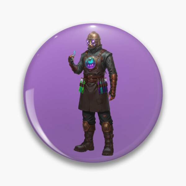 Item preview, Dark Steampunk Alchemist & Arcane Crystal Artificer designed and sold by The Visual Syllabus.