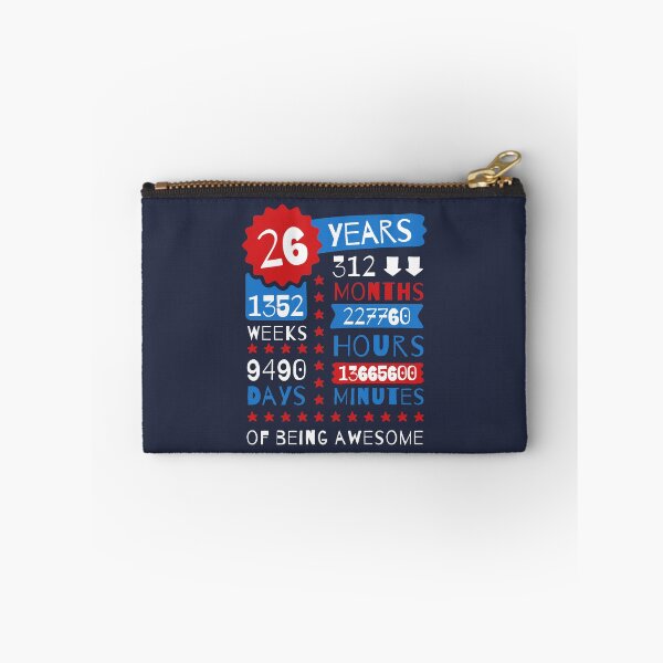 Item preview, 26 Years Of Being Awesome - Splendid 26th Birthday Gift Ideas designed and sold by MemWear.