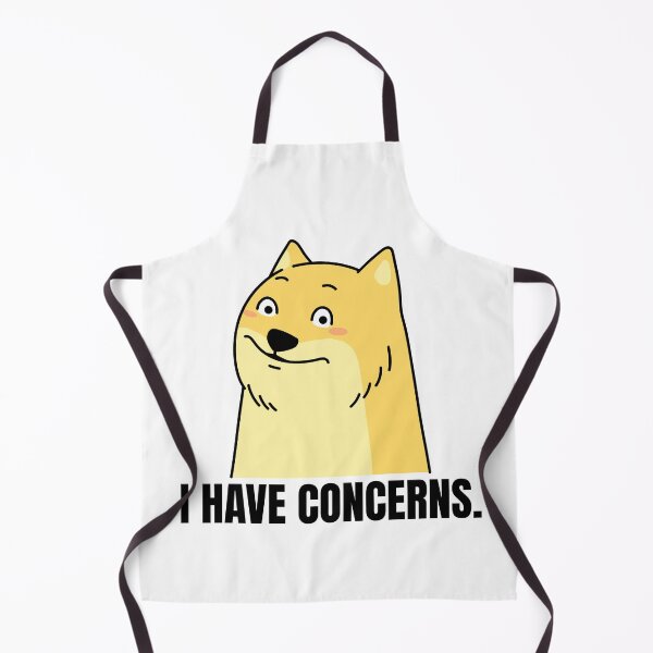 Item preview, I Have Concerns -- skeptical dog designed and sold by The Sporty Nerd.