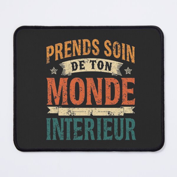 Item preview, PRENDS SOIN DES TON MONDE INTERIEUR T-SHIRT MOTIVATION designed and sold by NinaCreator.
