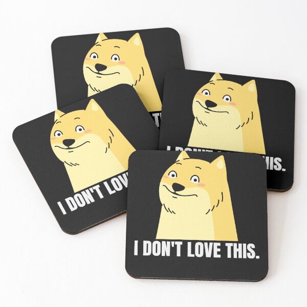 Item preview, I Don't Love This -- skeptical dog designed and sold by The Sporty Nerd.