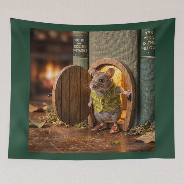 Item preview, Mouse in His Book House designed and sold by Tridentulus.