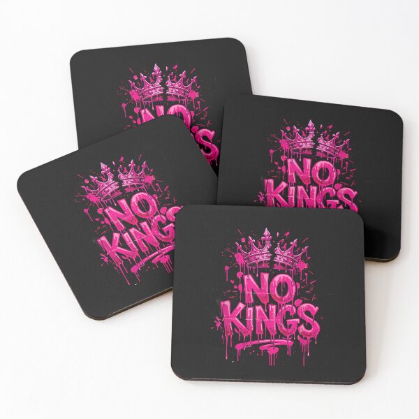 Item preview, No Kings In America Graffiti Pink designed and sold by yartyartyart.