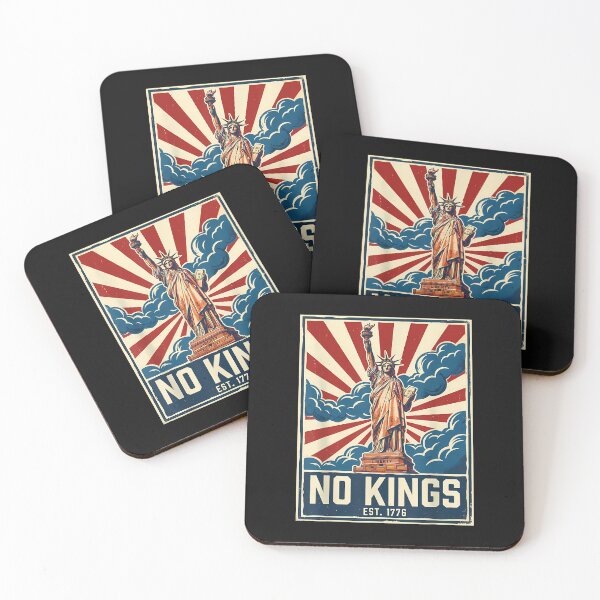 Item preview, No Kings In America Statue Of Liberty Est 1776 designed and sold by yartyartyart.
