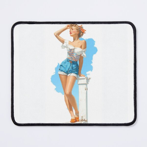 Item preview, The "Calendar Queen" (Elvgren Style) designed and sold by SunPeachRetro.