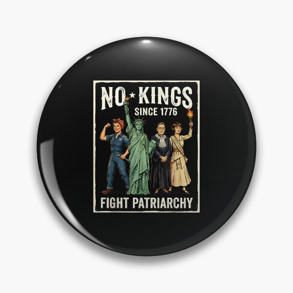 Item preview, No Kings In America Since 1776 Women Fight Patriarchy designed and sold by yartyartyart.