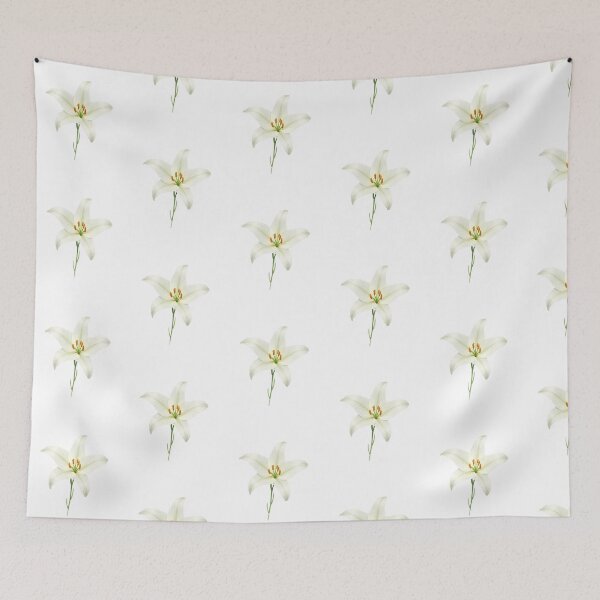 Item preview, Elegant White Lily Flower Botanical designed and sold by SOUFIANE1991.