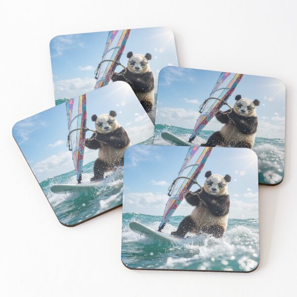 Item preview, Windsurfin' Panda designed and sold by Tridentulus.