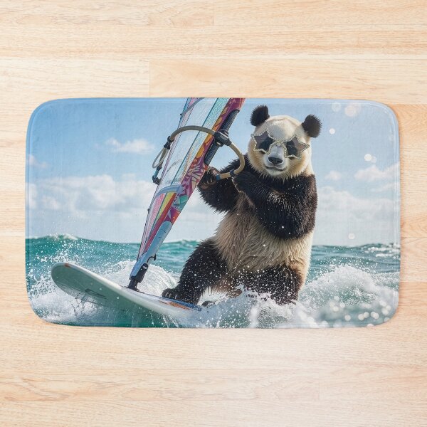 Item preview, Windsurfin' Panda designed and sold by Tridentulus.