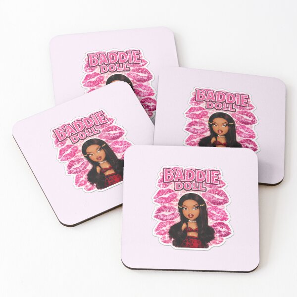 Item preview, Baddie Doll – Y2K Glam Girl Aesthetic Pink Lips Design designed and sold by Aura.Creative.