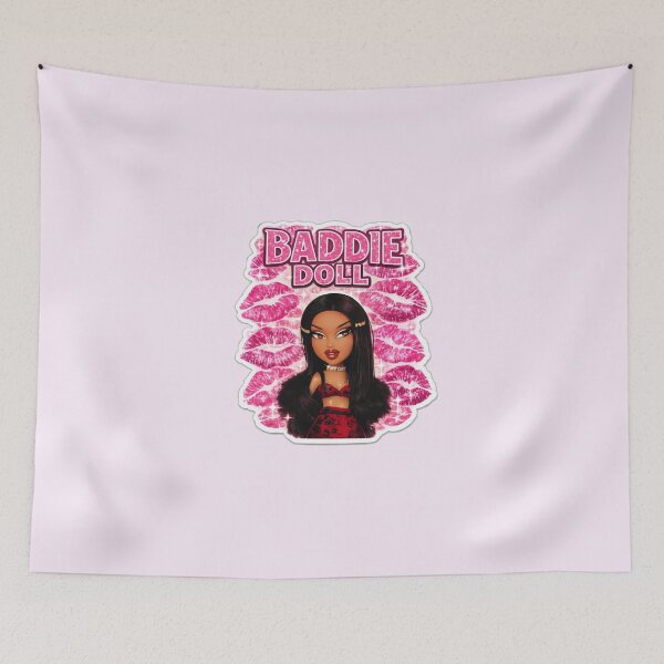 Item preview, Baddie Doll – Y2K Glam Girl Aesthetic Pink Lips Design designed and sold by Aura.Creative.