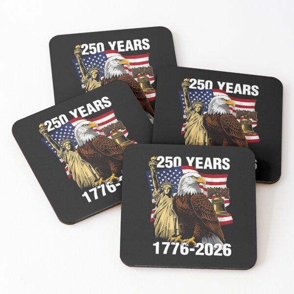 Item preview, 250 Years 1776-2026 250th Birthday Eagle Liberty Bell designed and sold by yartyartyart.