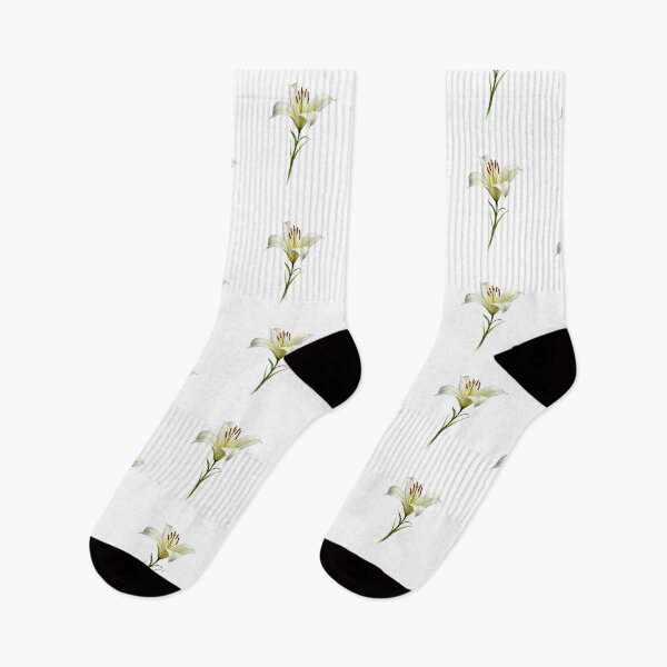 Item preview,  Elegant White Lily Flower Botanical designed and sold by SOUFIANE1991.