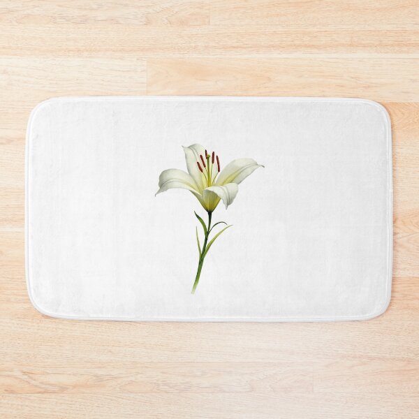 Item preview,  Elegant White Lily Flower Botanical designed and sold by SOUFIANE1991.