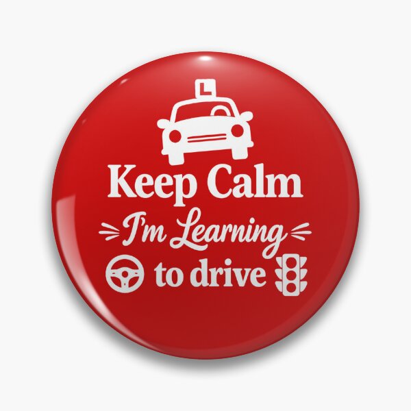 Item preview, Keep Calm I'm Learning to Drive. Learner Driver Humor Design. designed and sold by DesignHouse07.