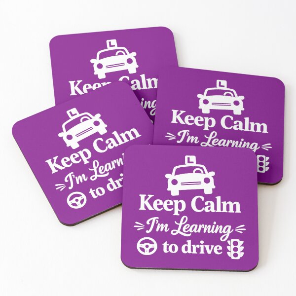 Item preview, Keep Calm I'm Learning to Drive. Learner Driver Humor Design. designed and sold by DesignHouse07.