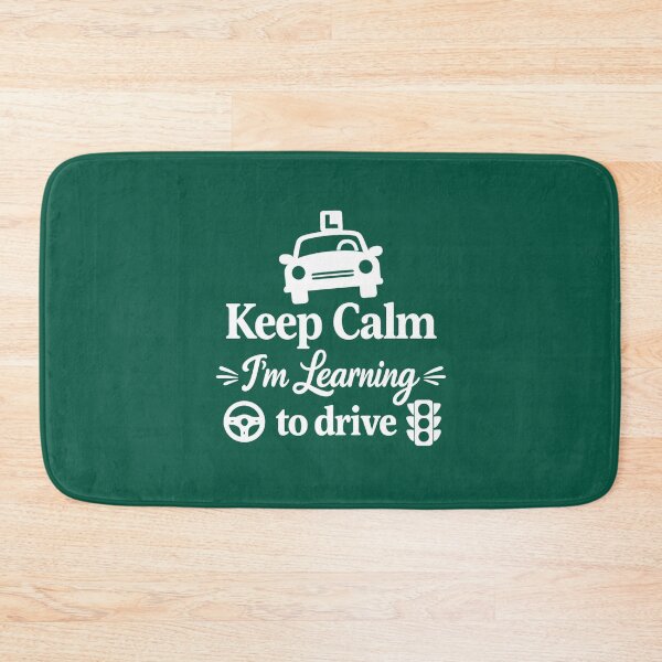 Item preview, Keep Calm I'm Learning to Drive. Learner Driver Humor Design. designed and sold by DesignHouse07.