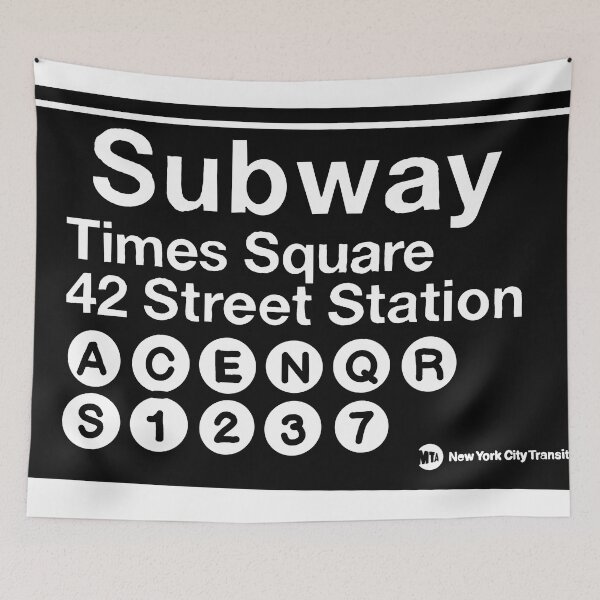 Item preview, Icons - NYC Subway Sign  designed and sold by Javi In NYC.