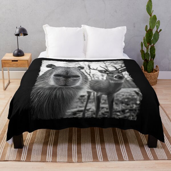 Item preview, Capybara Selfie With Deer designed and sold by Cheesymatiion.