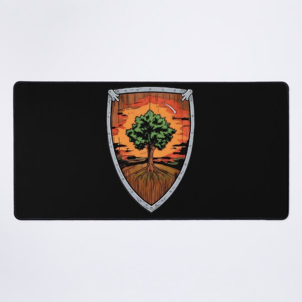 Item preview, Tree Shield Fantasy T-Shirt, A Knight of the Seven Kingdoms Heraldic Crest Medieval Tee designed and sold by Rhastasnixon.