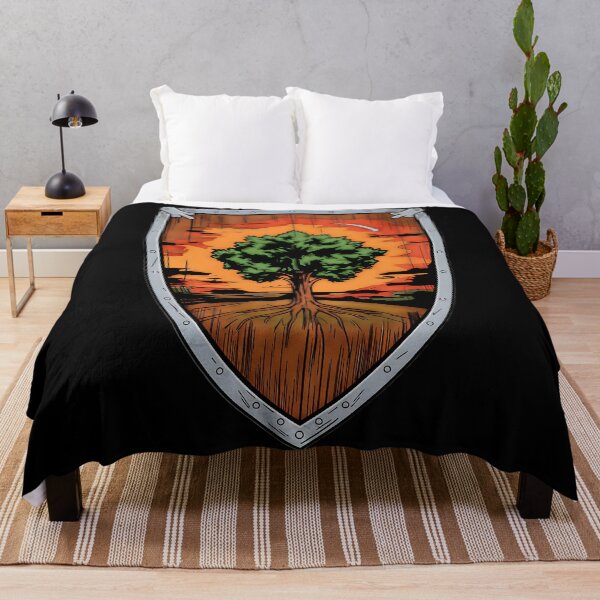 Item preview, Tree Shield Fantasy T-Shirt, A Knight of the Seven Kingdoms Heraldic Crest Medieval Tee designed and sold by Rhastasnixon.