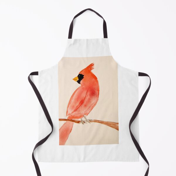 Item preview, a red cardinal on watercolor designed and sold by OzzyluArt.
