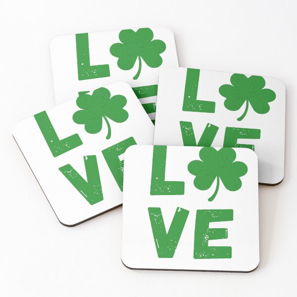 Item preview, Shamrock love typography | st patricks day love shamrock designed and sold by Lio-lio.