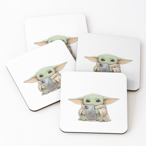 Artikelvorschau, BABY YODA MIT SMARTPHONE entworfen und verkauft von LIS AND MELIVERSO.