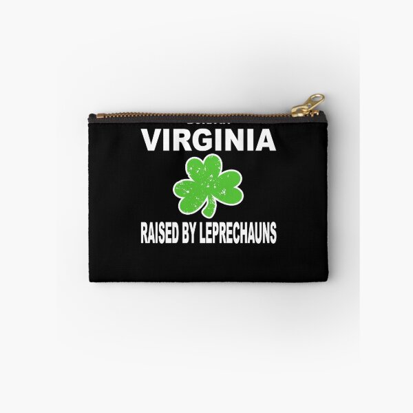 Item preview, Virginia Shirt Raised By Leprechauns Saint Patricks Hoodie designed and sold by shoppzee.