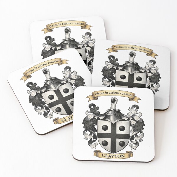 Item preview, The Clayton Family Coat of Arms designed and sold by BagTown Clans.