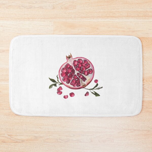 Item preview, Elegant Red Pomegranate Watercolor Painting Fruit designed and sold by SOUFIANE1991.
