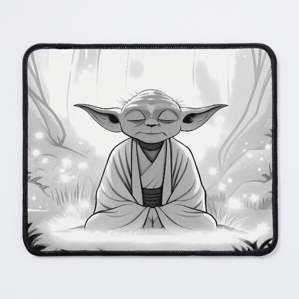 Item preview, Meditation Artistic Characters Black White Illustrations Dynamic Designs designed and sold by ART ATTACK ZONE.