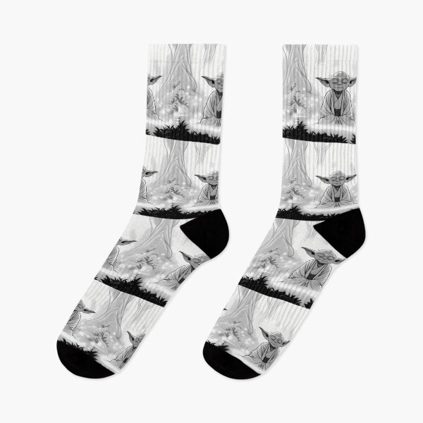 Item preview, Meditation Artistic Characters Black White Illustrations Dynamic Designs designed and sold by ART ATTACK ZONE.