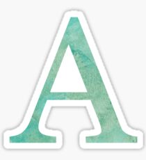 Emerald Watercolor Α Sticker