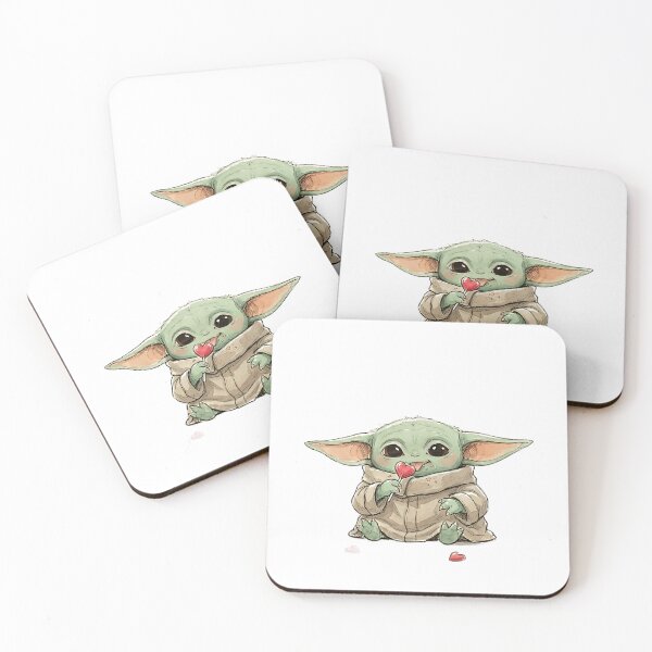 Item preview, BABY YODA WITH HEART LOLLIPOP designed and sold by LIS AND MELIVERSO.