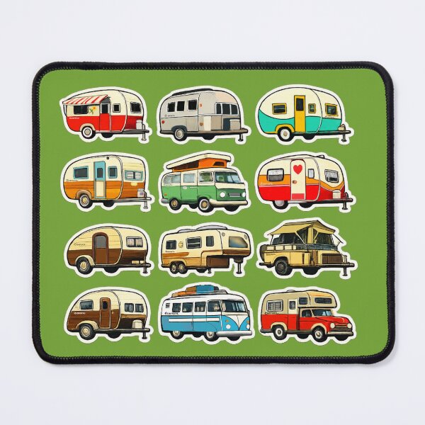 Item preview, Retro Campers designed and sold by Shells Designs.