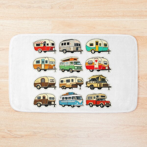 Artikelvorschau, Retro-Wohnmobile entworfen und verkauft von Shells Designs.
