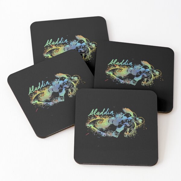 Item preview, Aladdin And Jasmine Watercolor Splatter designed and sold by Zak48shop.