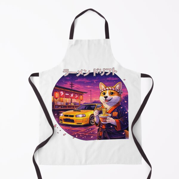 Item preview, Shiba ramen drift en una noche de calle neón designed and sold by ELmestka.