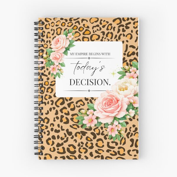 Item preview, Chic Leopard Print Notebook designed and sold by Made of Good Days.