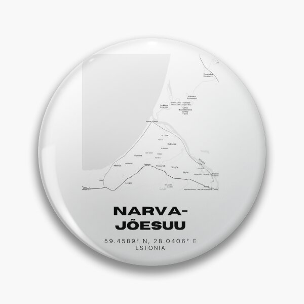 Item preview, Narva-Jõesuu Coordinates Wall Art | 59.4589° N 28.0406° E | Estonia Print designed and sold by RM-Journey.
