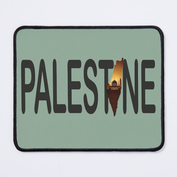Item preview, Palestine Typography Design with Map Silhouette – Freedom and Solidarity T-Shirt designed and sold by Humanity brush .