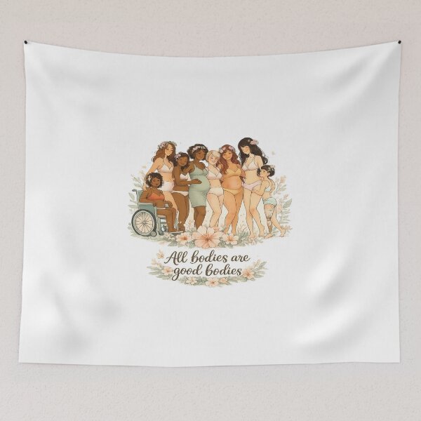Item preview, All Bodies Are Good Bodies – Body Positivity Women Empowerment Design designed and sold by Aura.Creative.
