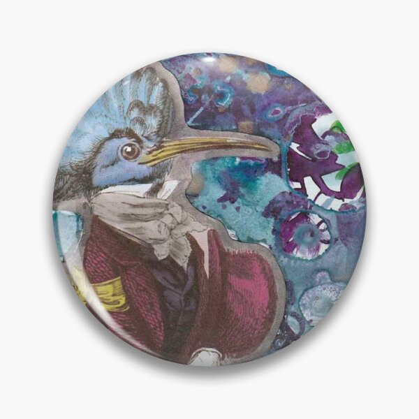 Item preview, Bird Man Wearing A Suit Abstract Art Work designed and sold by Karlena Lewin Studio.