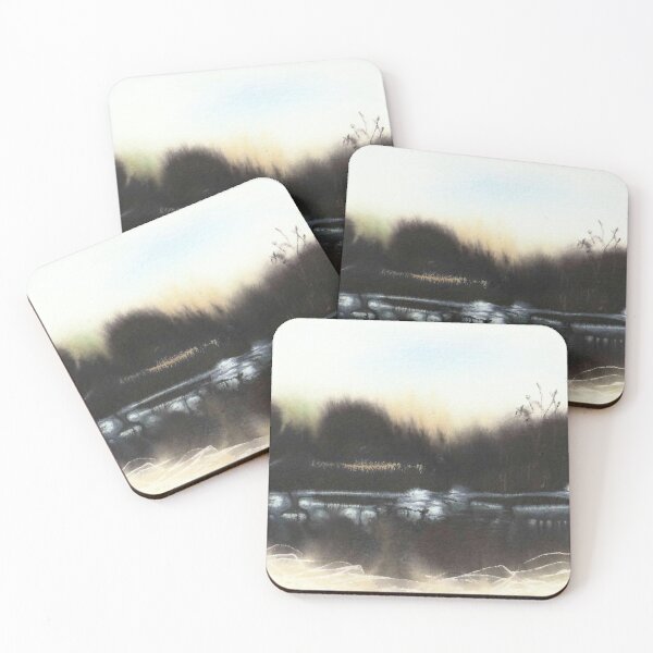 Item preview, Swamp Abstract Painting designed and sold by Karlena Lewin Studio.