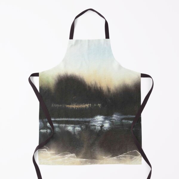 Item preview, Swamp Abstract Painting designed and sold by Karlena Lewin Studio.